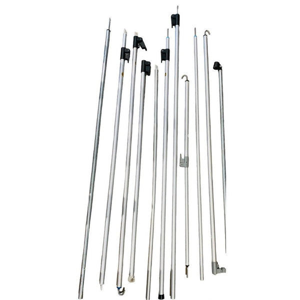 aluminium tent pole EZYTRAIL – CLAMP ADJUSTMENT Mavicherren Lone Camping As - Farbe:schwarz (tenmoku black honey) perfect to support tarp