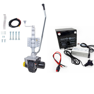 Mini Mover Gen 3 Motorised Jockey Wheel – 12V 550W with 30Ah Amptron Battery & 5-Year Warranty