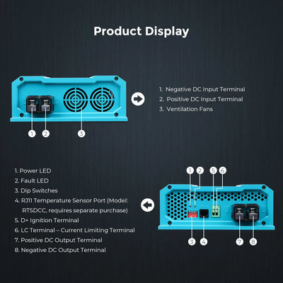 Renogy 12V 60A DC to DC Battery Charger