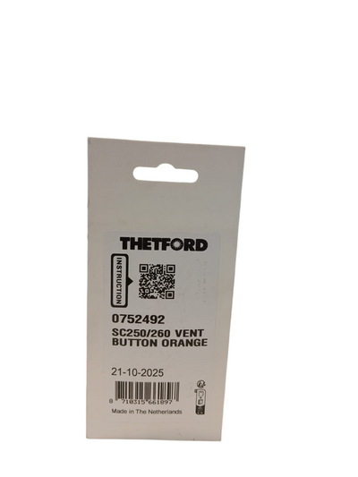 Thetford SC250/260 VENT BUTTON ORANGE
