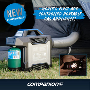 COMPANION Aeroheat Ducted Tent Heater Lithium Battery
