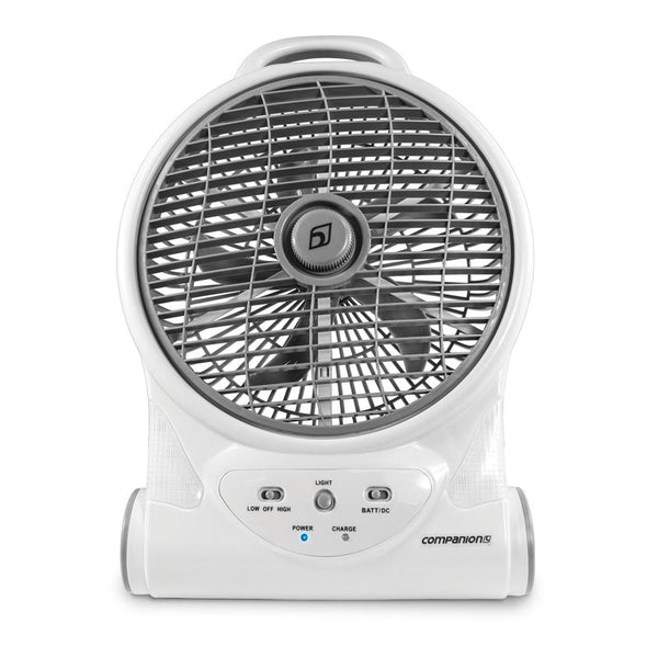 COMPANION Aerobreeze Lithium Powered 25cm Fan