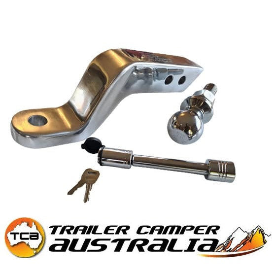 Hot Hitches STINGER Solid Aluminium Towing Ball Mount 100mm