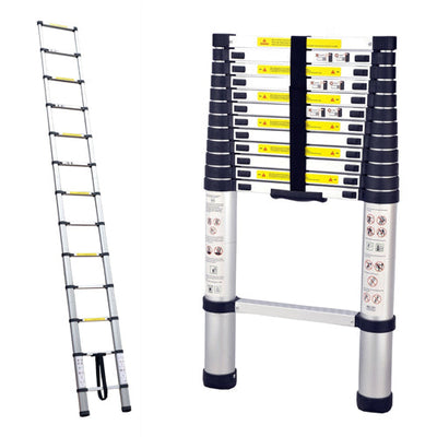 3.8m telescopic ladder fully extended