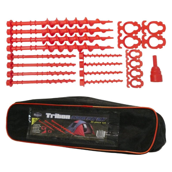 Triton Wander Screw-In Tent Pegs Tent and Awning Pole Pegs and Anchor