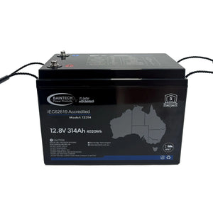 Baintech Elite Lithium Battery 12V 314AH Bluetooth Continuous BMS