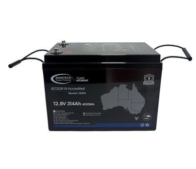 Baintech Elite Lithium Battery 12V 314AH Bluetooth Continuous BMS