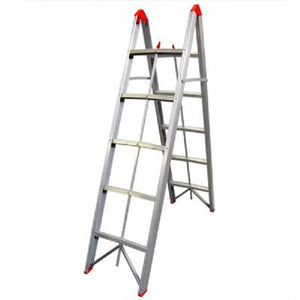 5 Step Aluminium Collapsible Box Stick Ladder With Carry Bag