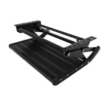 LED Lights – XL Black Single Manual Bolt On Caravan Rv Motor Home Step