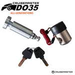 Keys included with the Cruisemaster locking kit