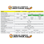 Voltech Lithium Battery 12.8V-120Ah with Constant 150Amp Discharge BMS