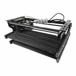 TRA Black Double 12v Electric Caravan Step with LED Light