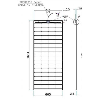 Amptron 200w Flexible Solar Panel Specifications