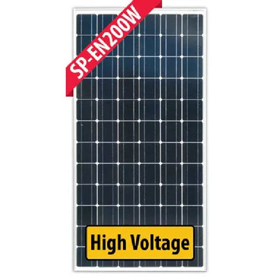200W Fixed Mono Solar Panel, Available in Silver or Black Frame