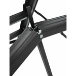 TRA Black 4 step aluminium collapsible box ladder with carry bag