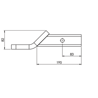 HAYMAN REESE TOW BALL MOUNT 50MM SQUARE SHANK 3500KG RATED_21161