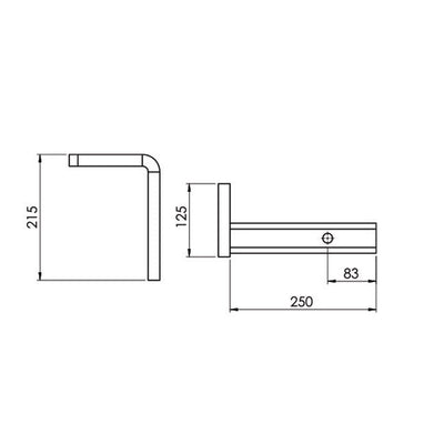 HAYMAN REESE ADJUSTABLE TOW BALL MOUNT 50MM SQUARE SHANK 2500KG RATED_21187