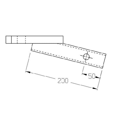 HAYMAN REESE 1600KG RATED TOW BALL MOUNT 40MM SQUARE SHANK 21191