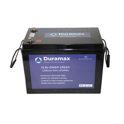 Duramax 12.8V 230Ah-BT LiFePO4 Battery Pack WITH Bluetooth APP