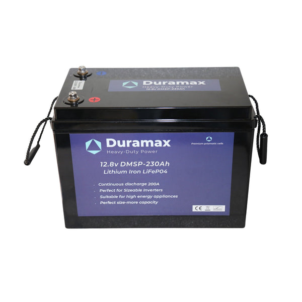Duramax 12.8V 230Ah-BT LiFePO4 Battery Pack WITH Bluetooth APP