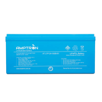 24V 150Ah / 175A Continuous Discharge  LiFePO4 Battery