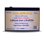 Solarking 12.8V 200AH Solarking Lithium Iron Battery Metal Case CB-200-12-150