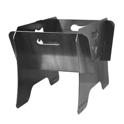 400mm steel firepit ring with ember tray for patio heating