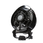 Adjustable directional RV fan in black finish