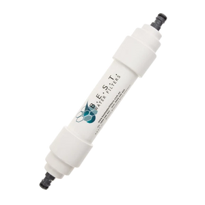 BEST Inline Caravan Water Filter with Plastic Hose Fittings