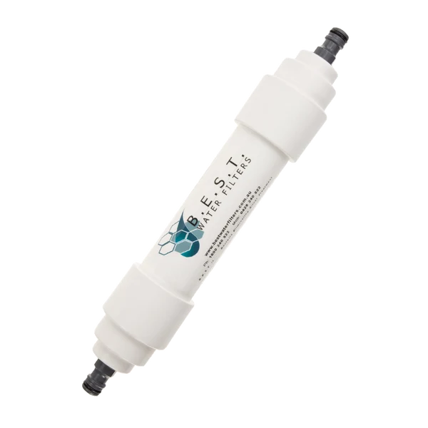 BEST Inline Caravan Water Filter with Hose Fittings & SilverSafe B.E.S.T. RV