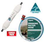 BEST Inline Caravan Water Filter & Supex Drinking Water Hose