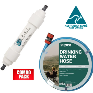 BEST Inline Caravan Water Filter & Supex Drinking Water Hose