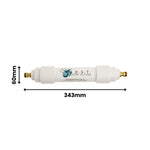 BEST Inline Caravan Water Filter with Brass Hose Fittings