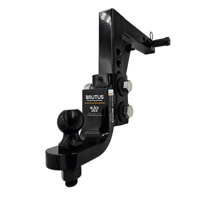 Brutus 3.5T Adjustable Hitch 6"  Drop Rise with 50mm Tow Ball & Lock
