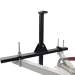 A-Frame mounted accessories carrier for camping gear