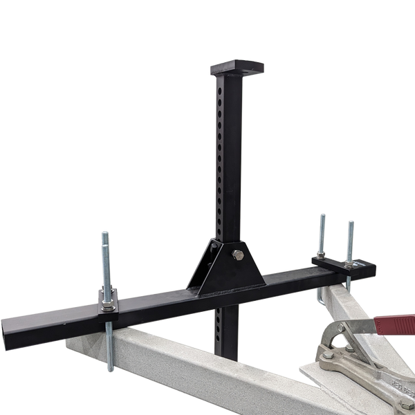 A-Frame mounted accessories carrier for camping gear