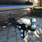 Raptor 4.5T Adjustable 8" Drop Hitch Tow Tongue 7/8" 1-1/4" Ball Pin