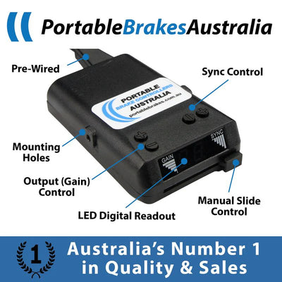 Portable Brake Controller Assembly