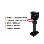 Platinum Series Drop Down Black Powder Coated 400mm