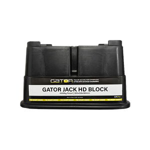Gator Jack Heavy Duty Block | 4500kg Rated Jack & Jockey Wheel Base
