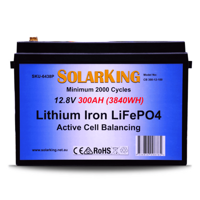Solarking 12.8V 300AH Solarking Lithium Iron Battery Plastic Case CB-300-12-100