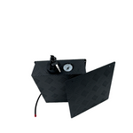 Born To Roam 5L fuel tank cover in black checker plate aluminum