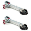 2 X ALKO 840mm Drop Down Stabiliser Leg Corner Steady AL-KO Big Foot Design