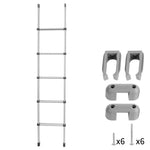 5-Step RV Caravan Portable Bunk Ladder