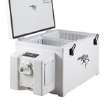 85 LITRE EVAKOOL FIBREGLASS FRIDGE/FREEZER OPEN