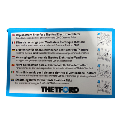 THETFORD C260 FILTER FOR ELECTRIC VENTILATOR 93416ZK