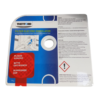 THETFORD C260 FILTER FOR ELECTRIC VENTILATOR 93416ZK