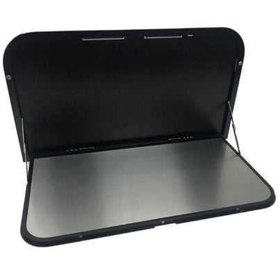 TRA 800mm Black External Caravan RV Picnic Table with LEDs and USB port