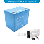 Amptron 12V 100Ah / 200A Continuous Discharge Compact LiFePO4 Battery with Bluetooth