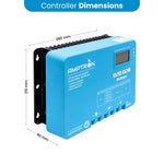 Amptron 60A 12/24/36/48V MPPT Solar Charge Controller with Bluetooth